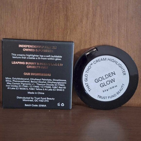 NIP Trust Fund Beauty That Glo Tho Cream Highlighter in Golden Glow, Full Size - Picture 3 of 7